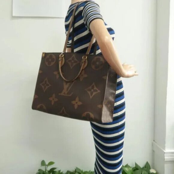 Louis Vuitton Onthego Brown Monogram Canvas Tote 1699-082824 - Picture 12 of 12